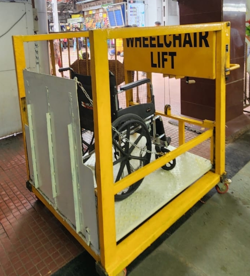 Sahaj Lift — Wheelchair Lift at CSMT Mumbai