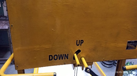 Sahaj Lift UP/DOWN lever detail